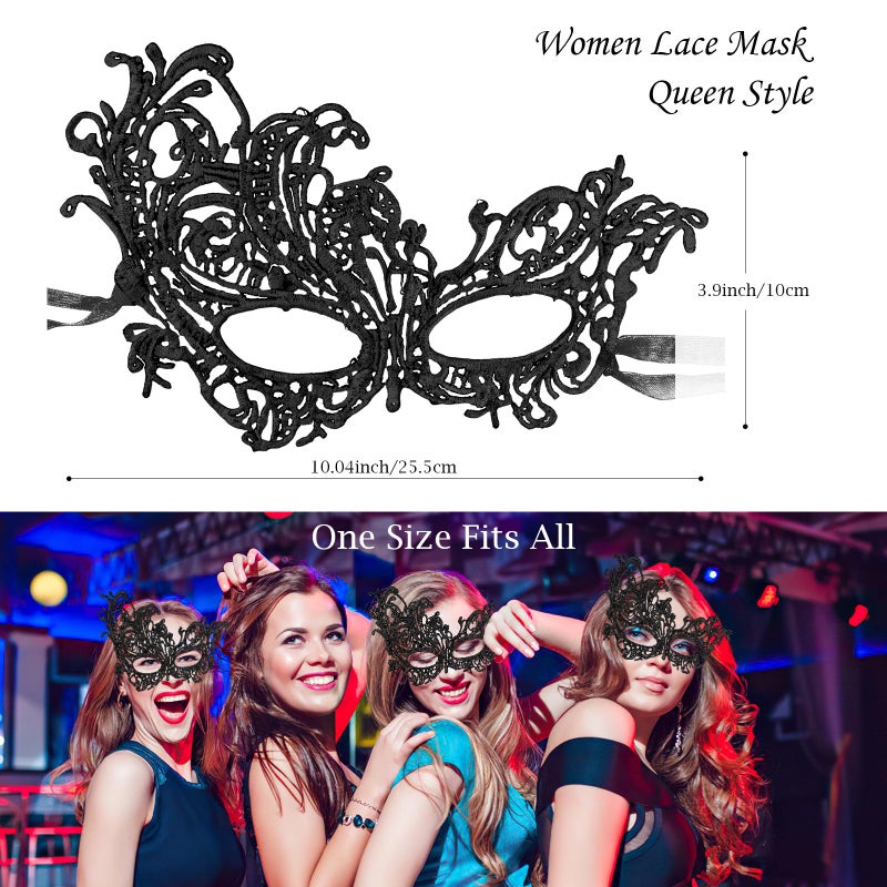 Exlinonline Lace Masquerade Mask for Women Adult,Soft Gentle Material,Specially For Costume,Thememed Party - Image 3